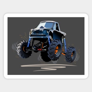 Cartoon Monster Truck Magnet